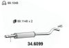 OPEL 13126159 Middle Silencer
